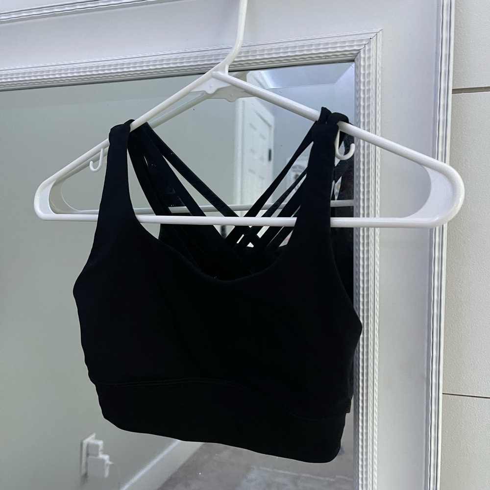Lululemon energy longline Bra, black